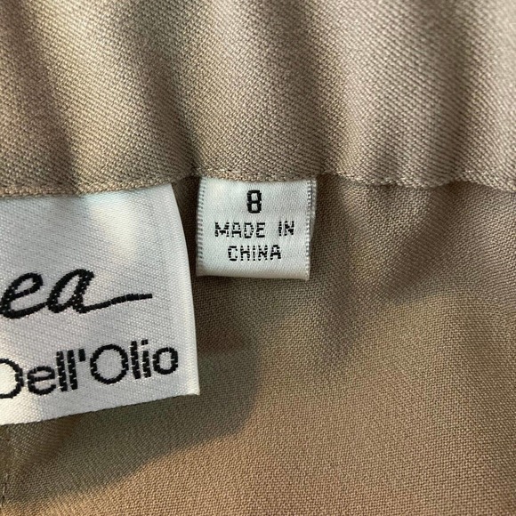 Linea By Louis Dell'Olio Pants Womens Sz 8 Beige Stretch Twill Chino Camel Tan - Picture 8 of 13